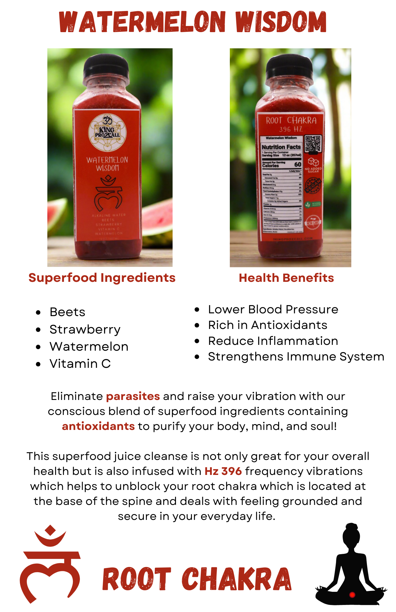 7 Chakra Superfood Smoothie/ Juice Cleanse