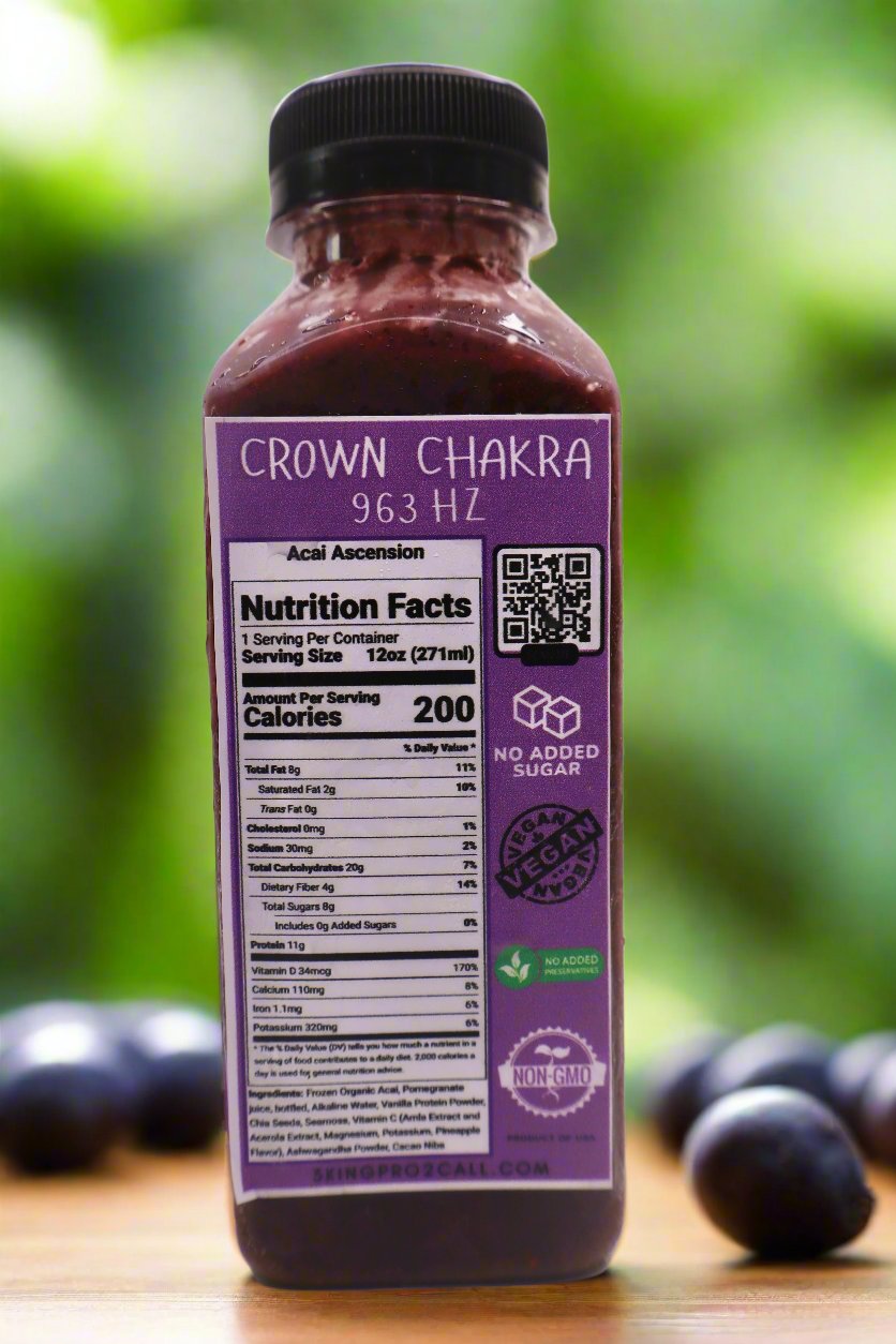 Açaí Ascension (Crown Chakra) Superfood Smoothie Cleanse