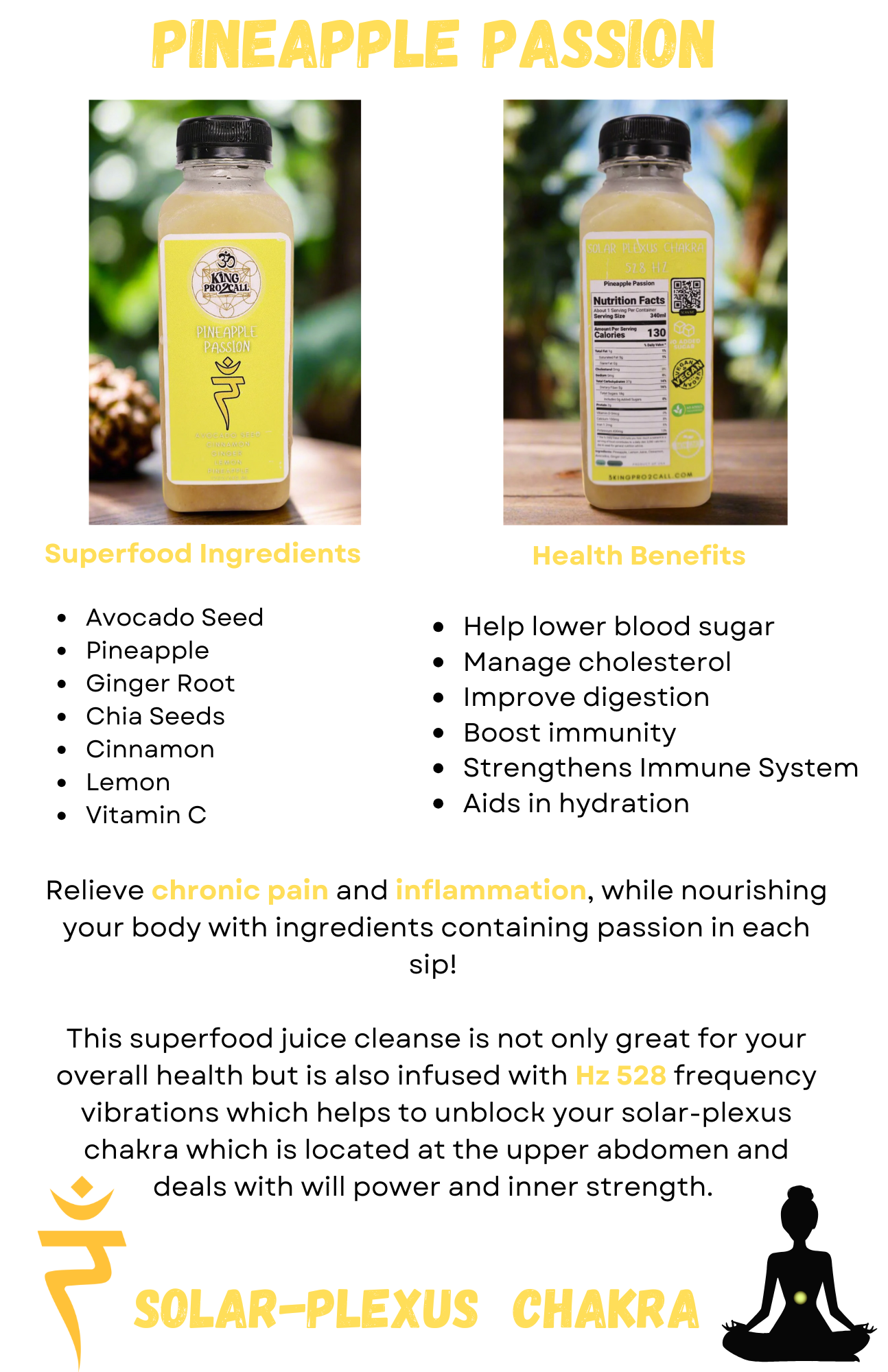 7 Chakra Superfood Smoothie/ Juice Cleanse