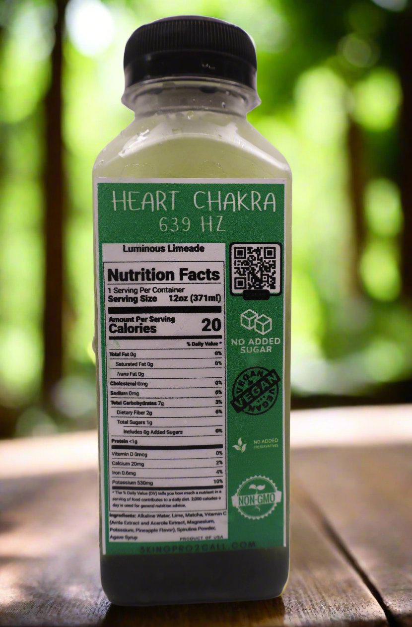 Luminous Limeade (Heart Chakra) Superfood Juice Cleanse